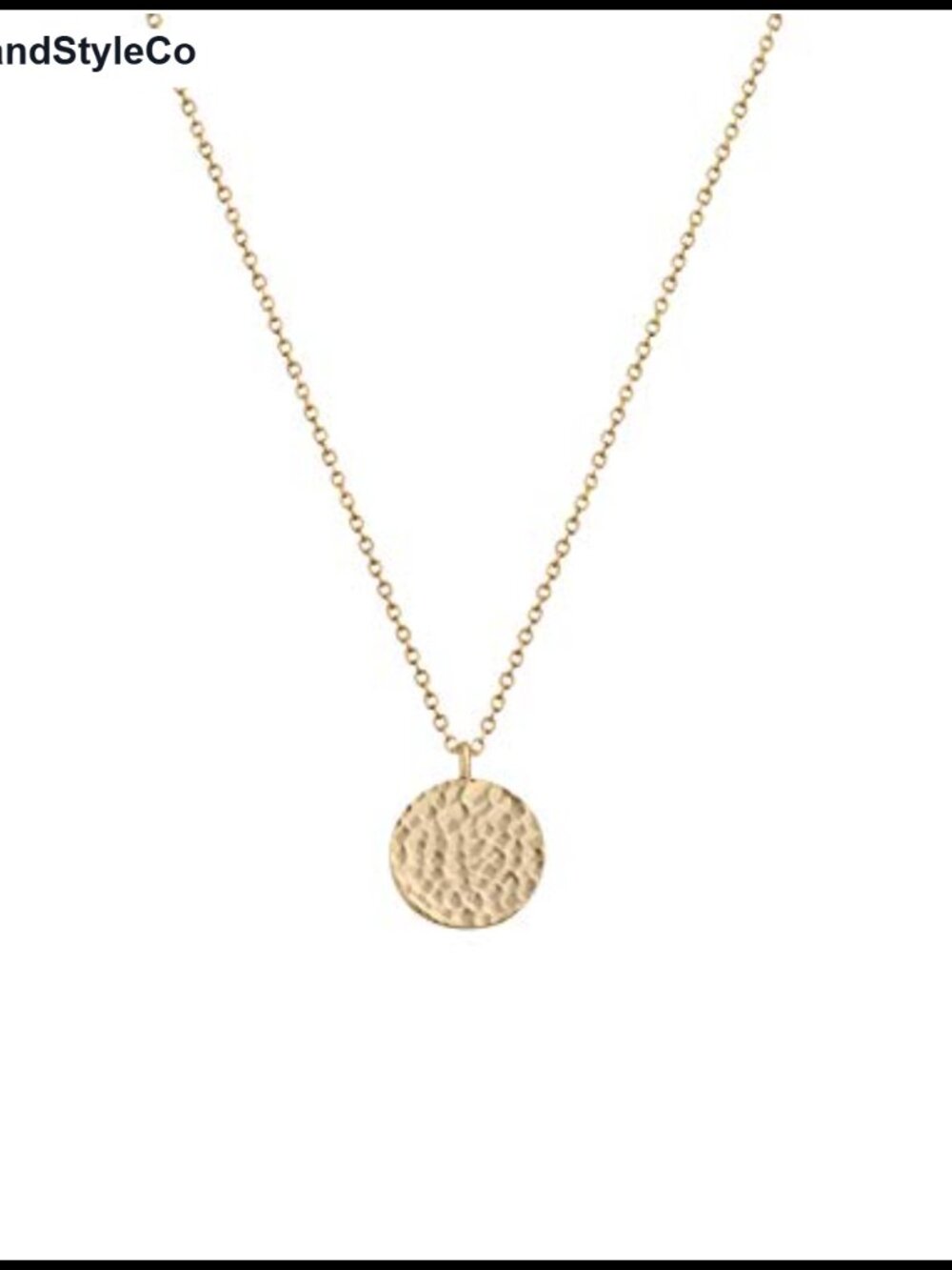 14K Gold Plated Pendant Necklace Layered Coin Moon Choker Jewelry Gift